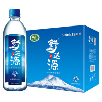 舒达源 克东天然苏打水550ml*12瓶装 弱碱性矿泉水无气无糖0卡