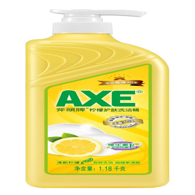 斧头牌(AXE)柠檬护肤洗洁精1.18kg*3