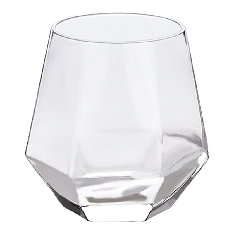 [赠品勿拍 不含酒]威士忌 白兰地 酒杯 玻璃杯 洋酒杯 六角酒杯 200ml*1