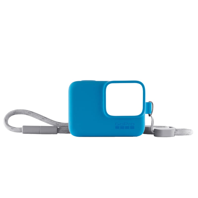 GoPro 硅胶保护套(蓝色)+挂绳