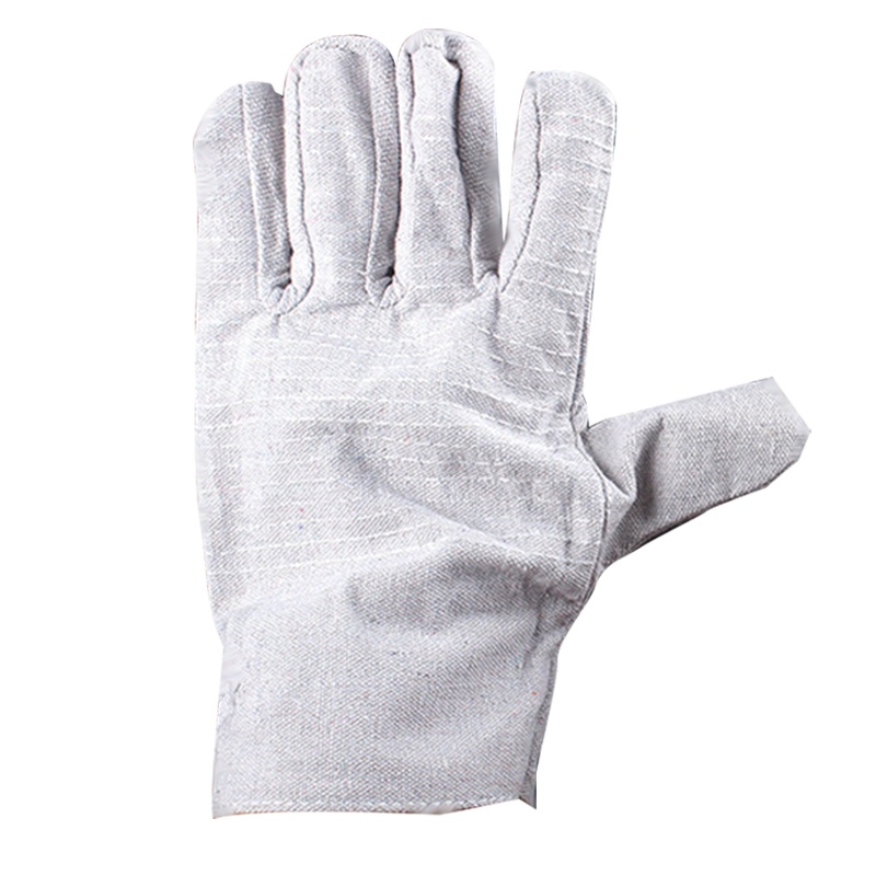 帆布手套劳保布加厚耐磨双层工业机械焊工防滑电焊工作劳工耐高温【50个起售】