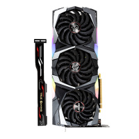 微星MSI 魔龙 GeForce RTX 2080 Ti GAMING X TRIO 1755MHz 11GD6 旗舰寂冷电竞游戏显卡