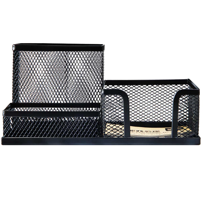 得力(deli) 9175 多功能笔筒 金属网纹 XHJ 单色装