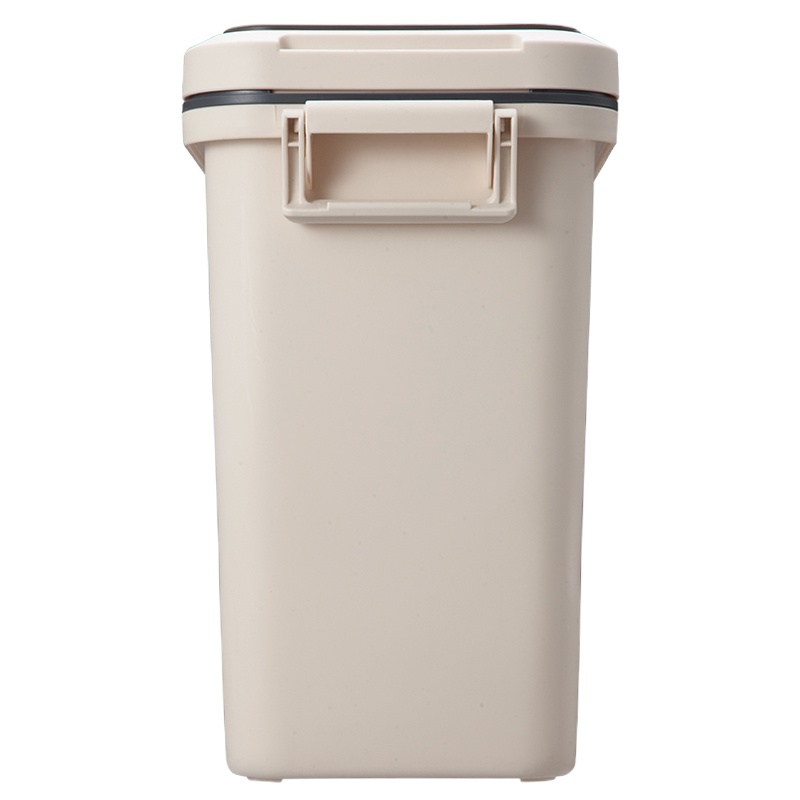 齐心 L208 方形翻盖垃圾桶(10L)