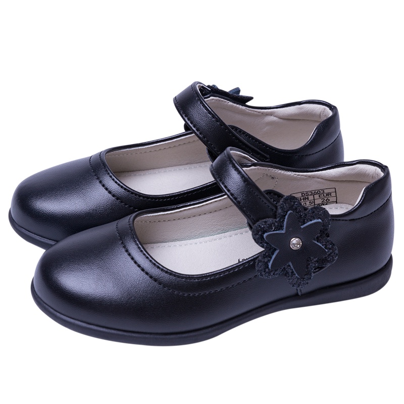 迪士尼童鞋女童皮鞋2019夏季新款时尚儿童软底公主鞋真皮表演鞋