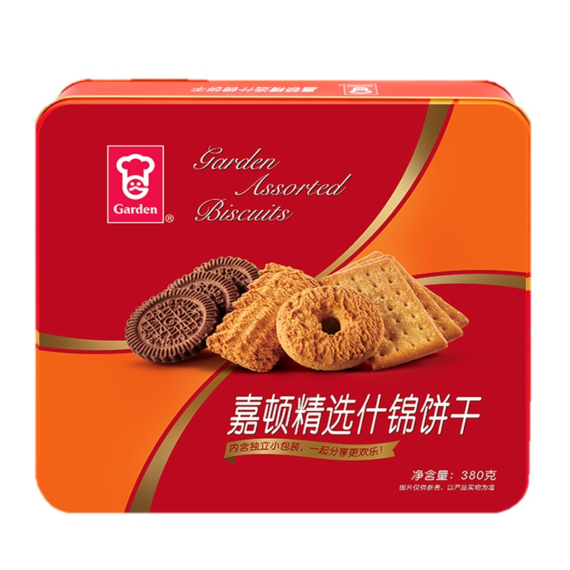 嘉顿精选什锦饼干380g