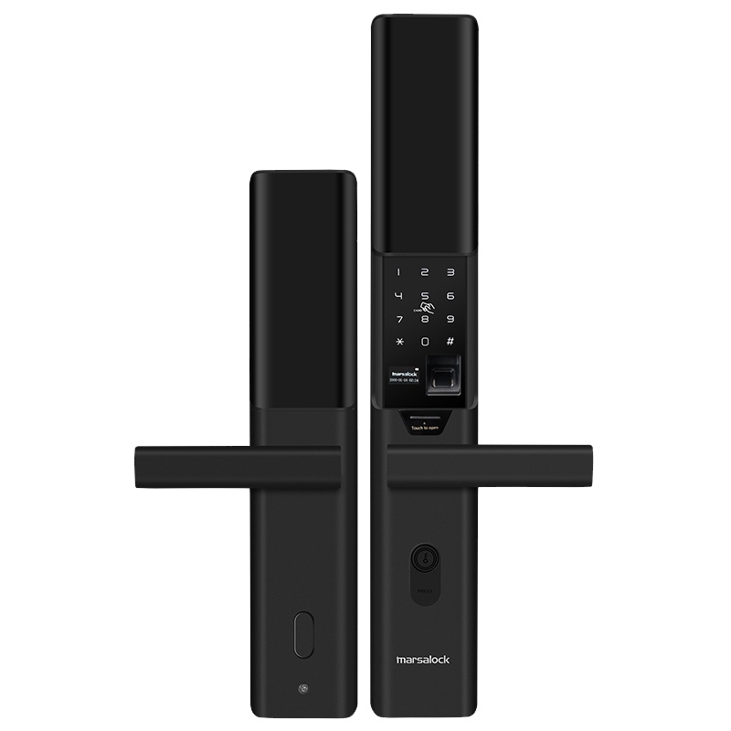 德国Marsalock玛莎洛克指纹锁电子密码锁智能锁具大门门锁具高端防盗门家用指纹密码锁MS-S9防小黑盒
