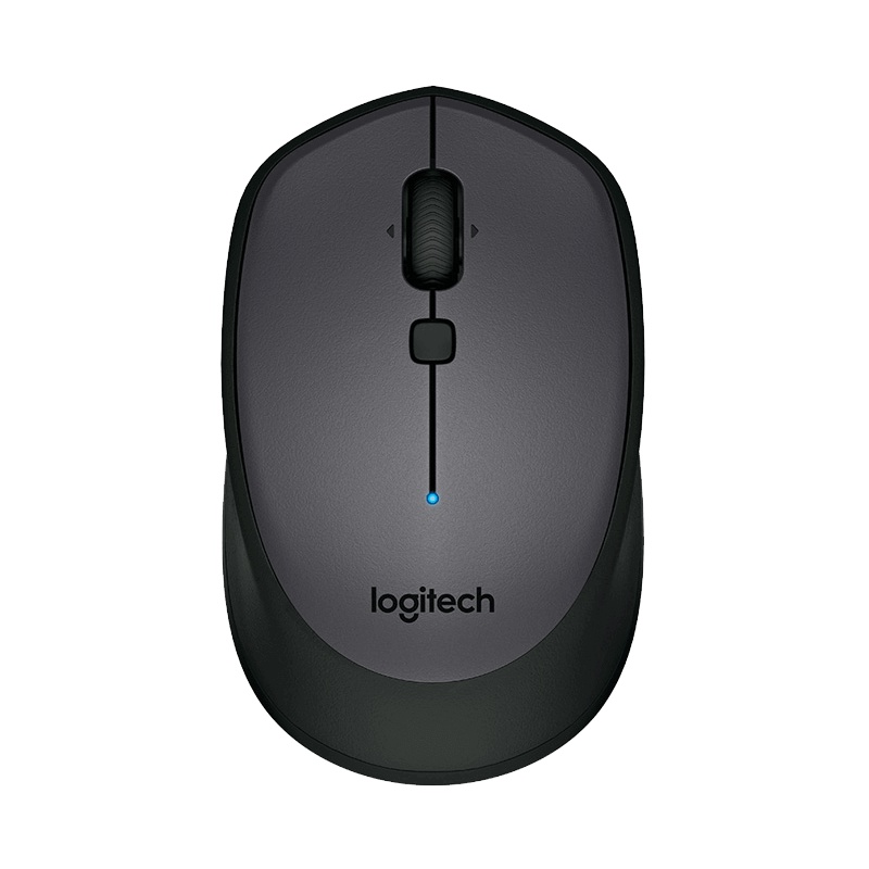 罗技(Logitech) M336办公家用无线蓝牙鼠标 黑色