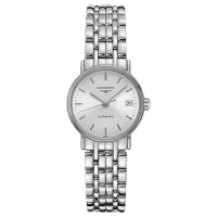 浪琴(Longines)瑰丽系列 精钢表带 灰色表盘 自动机械 时尚 休闲女士手表 商务 正装 机械女表