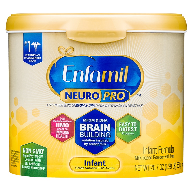 [8月到期]美赞臣安婴儿NeuroPro 婴儿配方奶粉美版1段(0-12个月) 587克