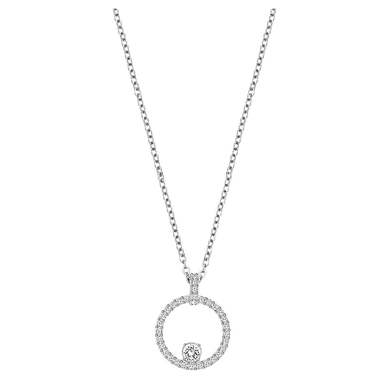 SWAROVSKI施华洛世奇 Creavity Circle简约圆圈水晶项链5198686