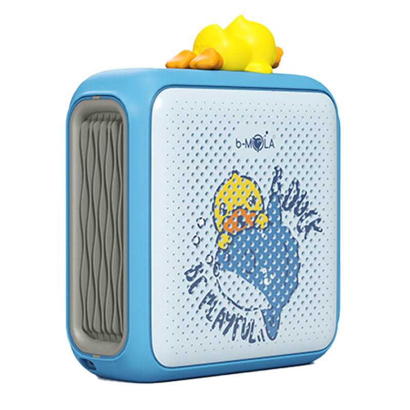 b-MOLA小黄鸭联名款车载空气净化器BM10蓝色 消灭细菌 除车内异味甲醛雾霾 长效滤芯