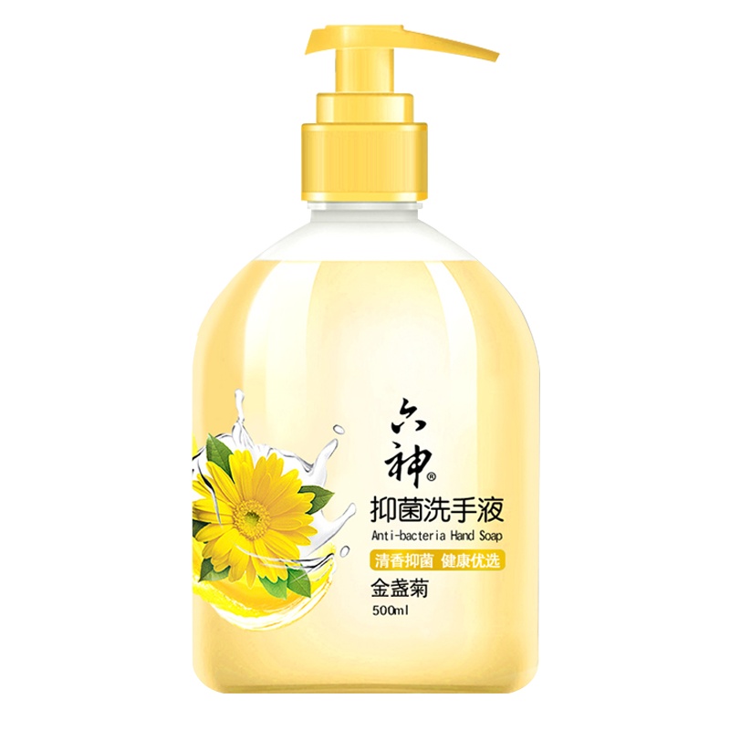 六神金盏菊泡沫清香型抑菌洗手液 500ml