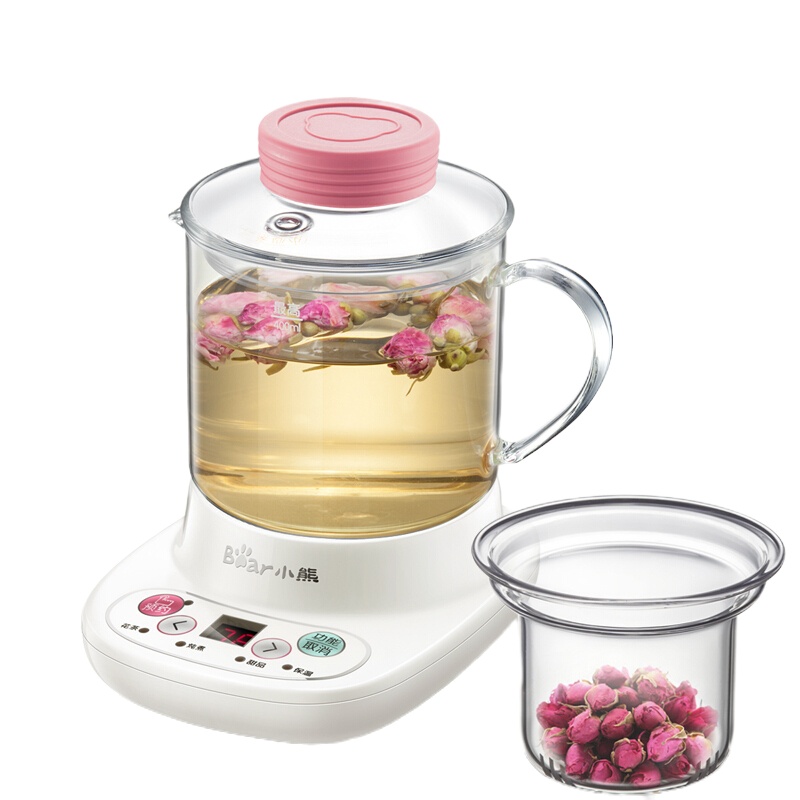 小熊(bear) YSH-A03C5 养生壶 玻璃养生壶 烧水壶 煮茶器 单台装
