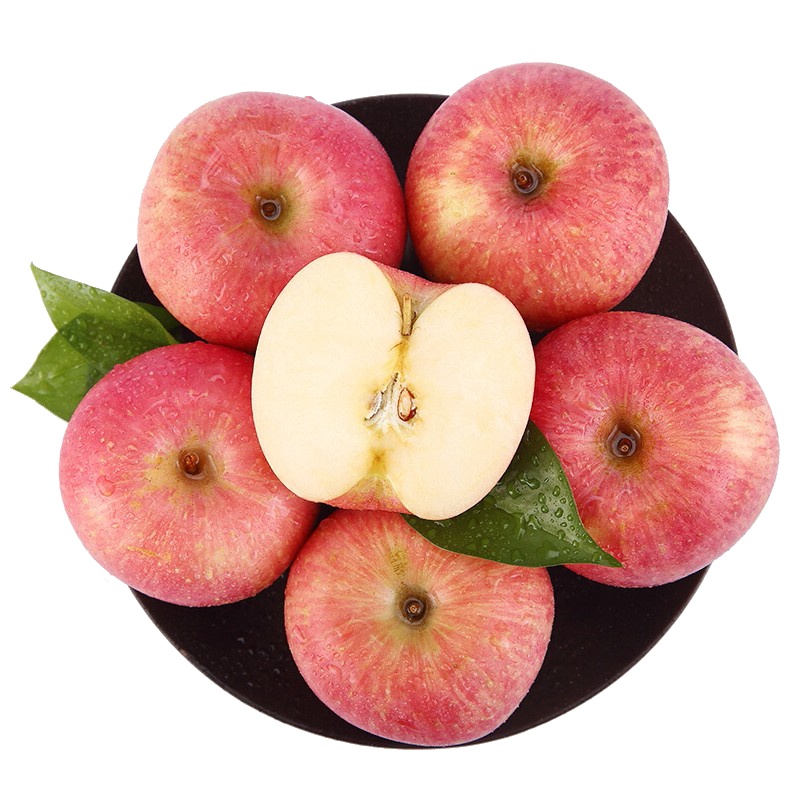 波得 陕西洛川苹果红富士 5​斤装 ​9枚左右 80+#果