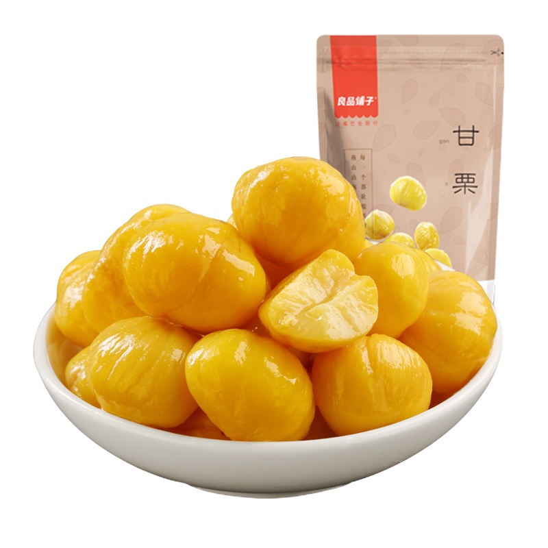 良品铺子 甘栗仁80g 板栗休闲零食干果炒货栗子袋装孕妇儿童零食小吃即食 (单位:袋)