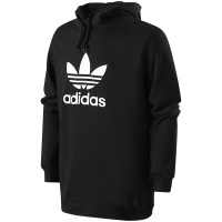Adidas/阿迪达斯 三叶草男子卫衣 秋季 连帽运动休闲套头衫BR4852 CW1240 CW1242 黑色 XS