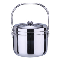 保温锅免火再煮锅锅烘焙精灵不锈钢焖烧锅大容量炖锅气电两用 德国技术加厚6.8L本色