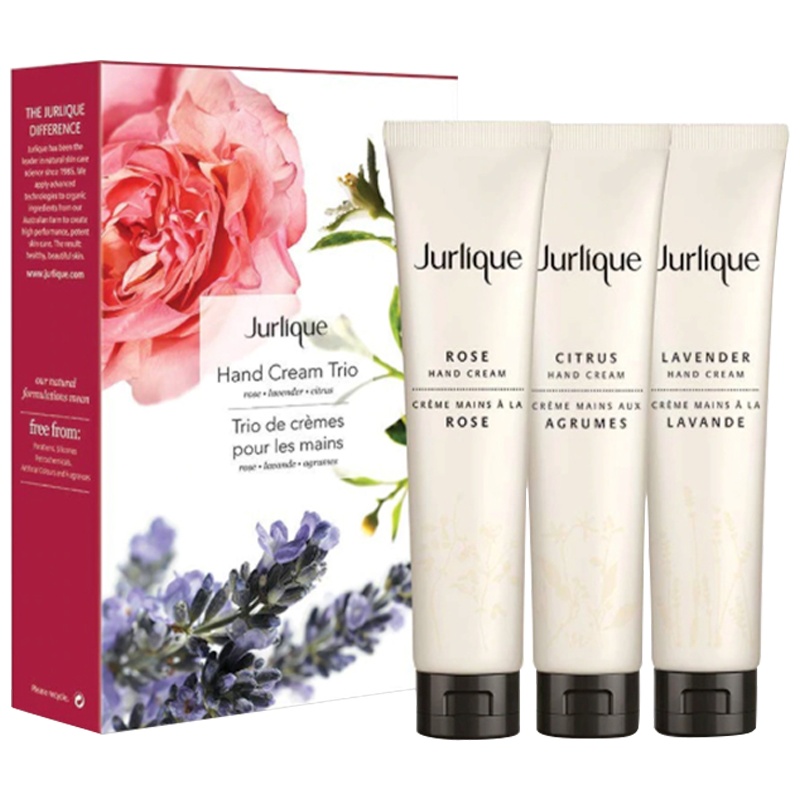 Jurlique 茱莉蔻 经典护手霜 3件套(玫瑰 + 薰衣草 + 柑橘)40ml/支 补滋润营养