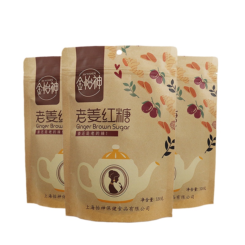 金怡神老姜红糖姜茶老姜红枣姜茶古法熬制红糖姜茶袋装320g*3