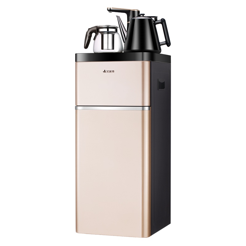 艾美特茶吧机 饮水机家用立式温热 全自动上水智能防烫双门节能新款办公室茶吧机YR501