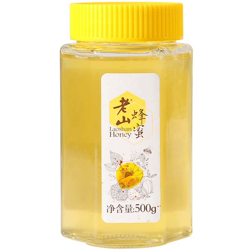 老山蜂蜜500克/瓶纯瓶天然农家自产洋槐蜜百花源蜂蜜