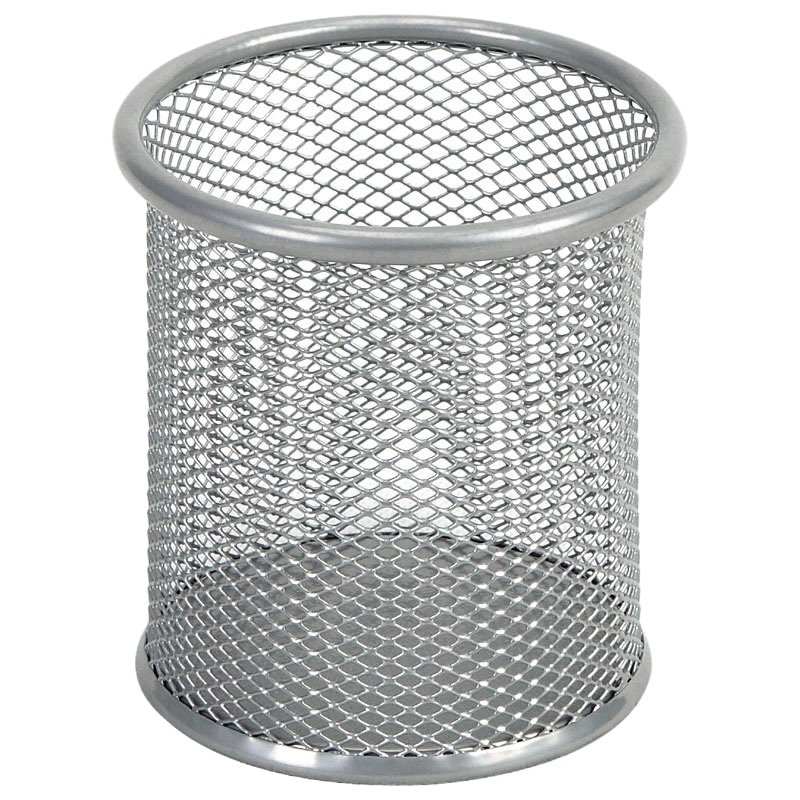 齐心（Comix）耐用金属铁网黑色圆形笔筒 耐用笔筒B2259