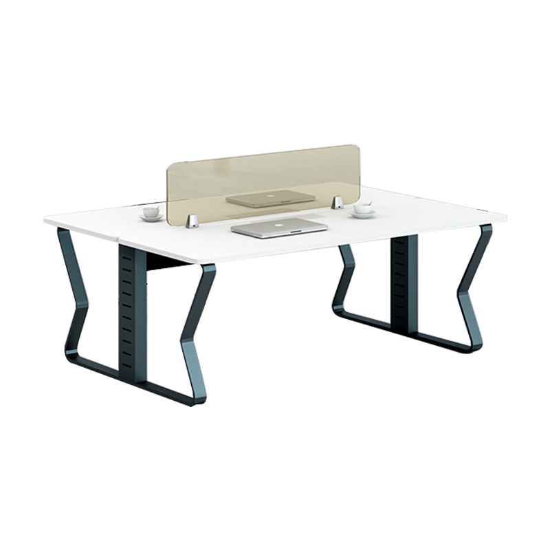 钜晟 办公桌钢架电脑桌1.4米两人位办公职员桌JS-GZ1402B