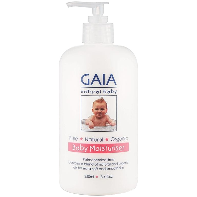Gaia 宝宝儿童婴幼儿保湿润肤露身体乳沐浴露洗发水 婴儿润肤乳 250ml/瓶 澳洲进口
