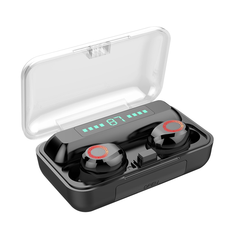 诺必行F9(5.0)(电显)真无线蓝牙耳机运动跑步高清双耳挂耳式蓝牙耳机 苹果/华为/OPPO/VIVO等手机通用