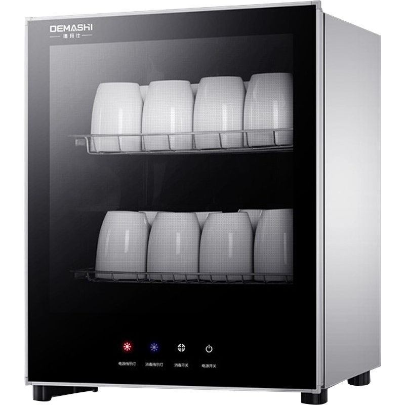德玛仕(DEMASHI)茶杯茶具消毒柜 桌面台式立式高温消毒碗柜55L接待室专用[约放24个杯]RTD55PD-1
