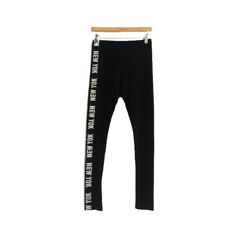 【福利款】拉夏贝尔Candie's秋季新款韩版显瘦印花运动裤休闲裤子女30071630