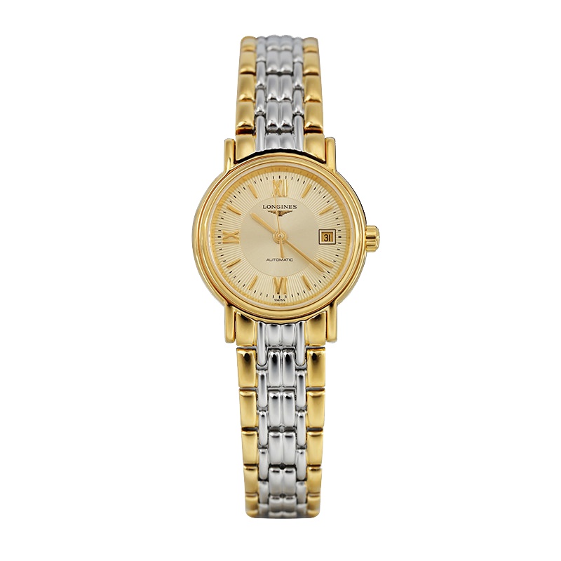 浪琴(Longines)瑰丽系列 精钢表带 全金表盘 自动机械 时尚 休闲女士手表 商务 正装 女表
