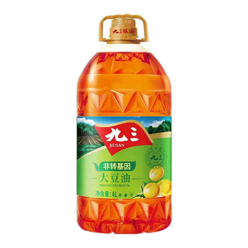 九三三级大豆油4L大桶非转基因九三食用油东北大豆油黑龙江特产