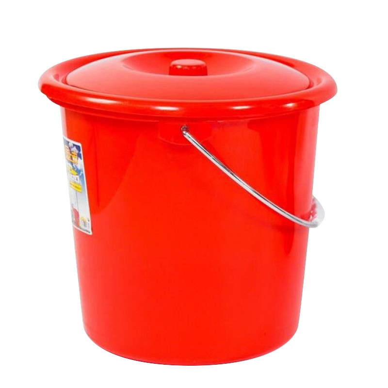 是尚 塑料水桶 红色 18升 35*32cm 1个