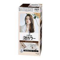 Kao 花王旗下 Liese 莉婕 泡沫染发剂 深咖棕 108ml(黑发用不遮白)