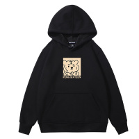 DEBRAND国潮卫衣简约老虎印花本命年冬季新款连帽加绒情侣装外套