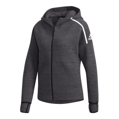 阿迪达斯(adidas)ZNE女士常规款连帽运动夹克外套DY5773