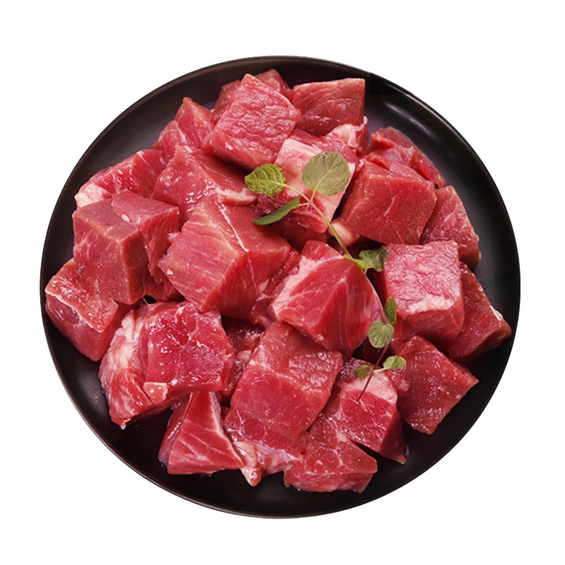 科尔沁 速冻牛肉 牛腩块 国产 内蒙古牛肉 袋装 500g