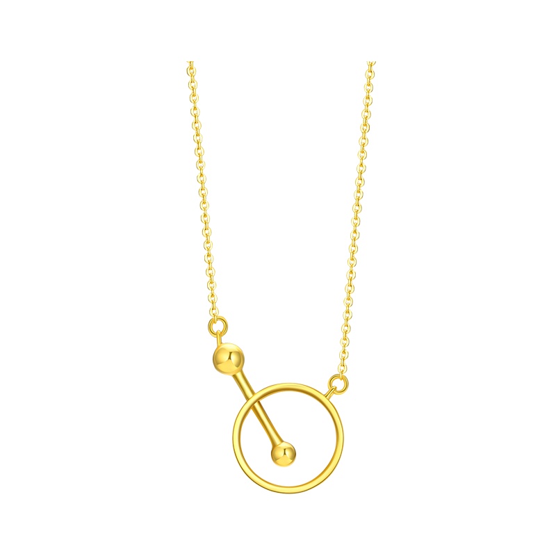 DTOTO S925银项链时尚简约锁骨链吊坠项链女