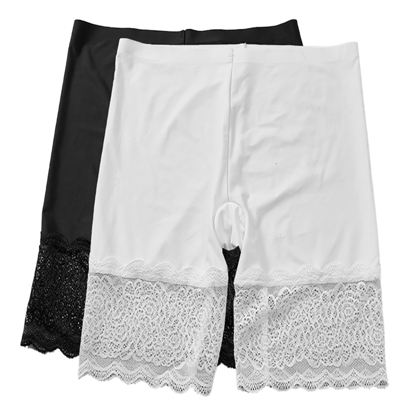 ENK2条装 夏季薄款安全裤防走光女打底裤内搭蕾丝保险裤内裤女