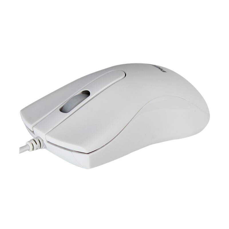 飞利浦(PHILIPS)SPK7101W 鼠标 有线鼠标 办公鼠标 人体工学 白色 1000dpi