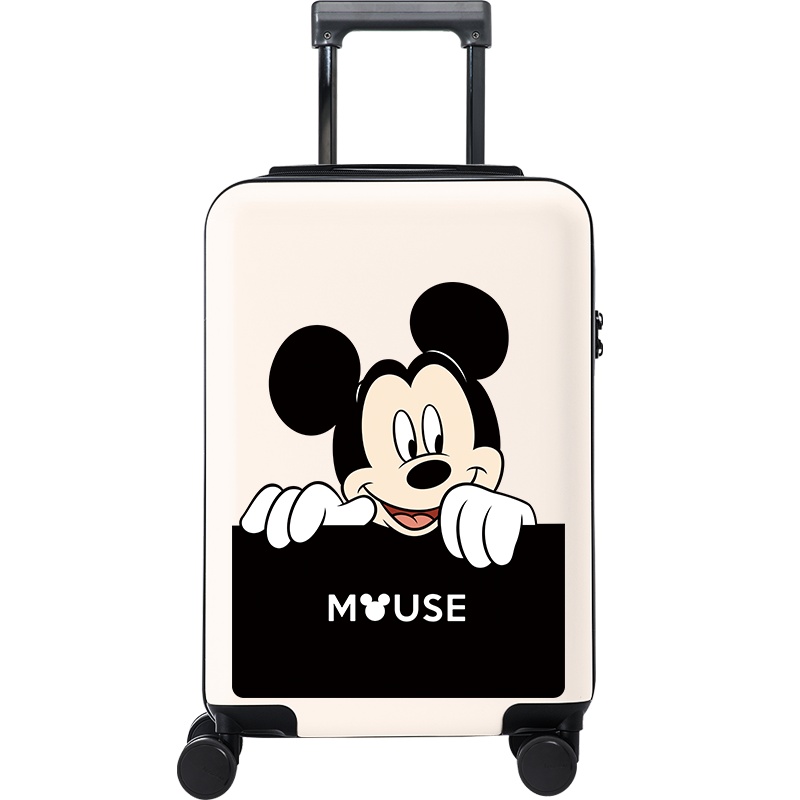 迪士尼登机箱20寸行李箱女小型轻便万向轮拉杆箱密码箱子旅行箱男