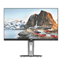 AOC I271PQU 27英寸 AH-IPS广视角 2mm窄边框 全接口 商务家用 低蓝光不闪支持旋转升降显示器