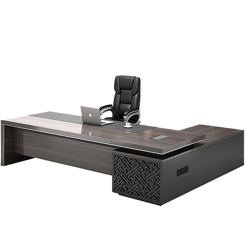 格具(GEJU)老板桌新中式办公桌简约现代时尚主管桌板式大班台办经理桌