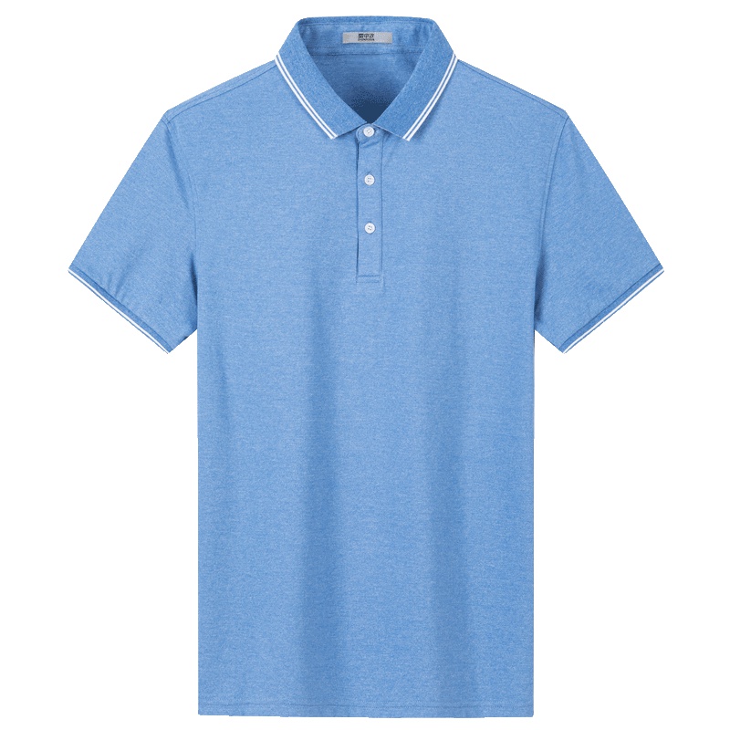 雪中飞2019夏季新款短袖T恤男修身百搭T恤翻领POLO衫