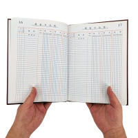 企购优品公司 现金日记账本银行账本 现金银行存款日记帐 16开 100页 手工账本 1本