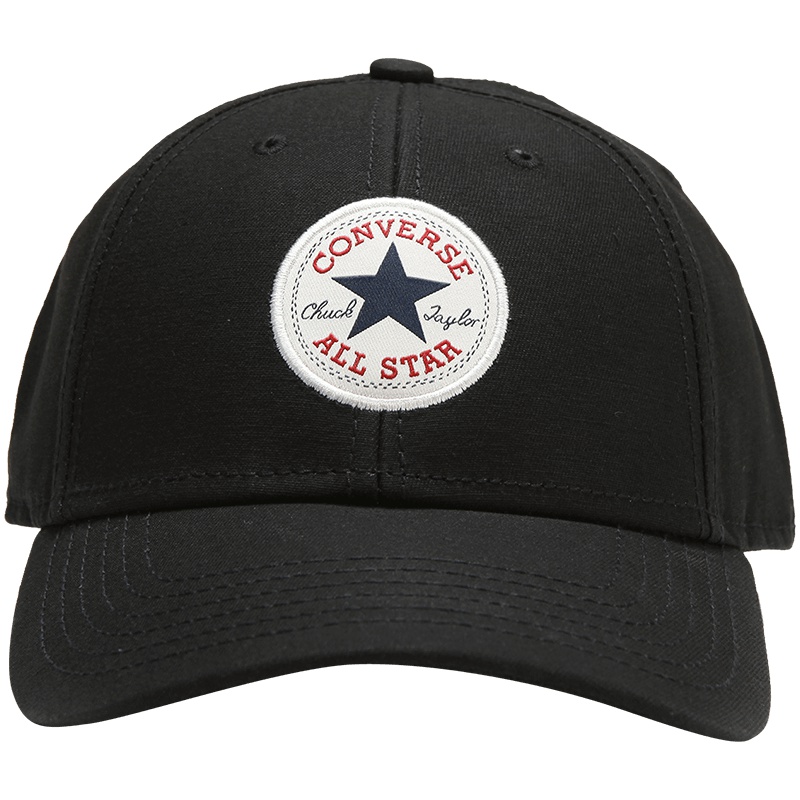 【自营】CONVERSE匡威男女鸭舌帽经典男女运动休闲棒球帽10005221 10005221-A01墨黑色