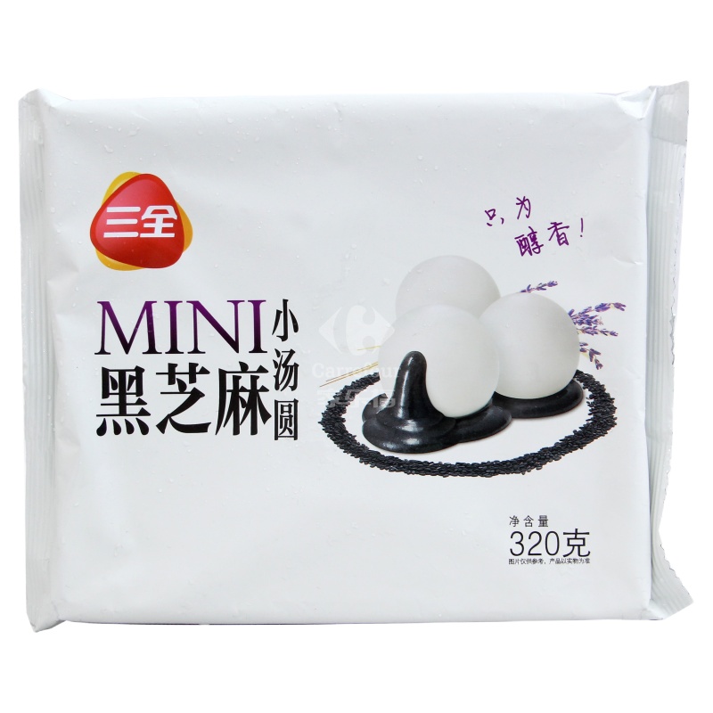 三全MINI黑芝麻小汤圆320g
