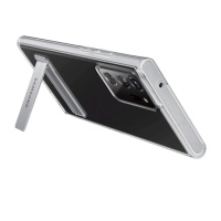 三星Galaxy note20 5G原装立式透明保护壳 可支架保护套后壳 N9810手机壳手机套